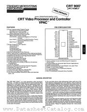 CRT9007 datasheet pdf Standard Microsystems