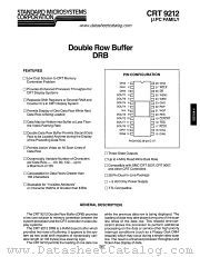 CRT9212 datasheet pdf Standard Microsystems