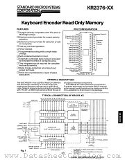 KR2376-XX datasheet pdf Standard Microsystems