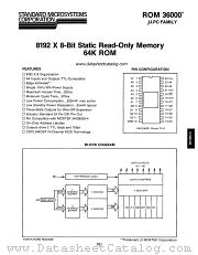 ROM36000 datasheet pdf Standard Microsystems