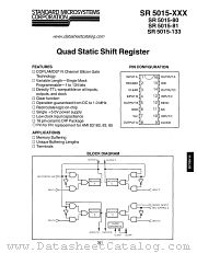 SR5015-133 datasheet pdf Standard Microsystems