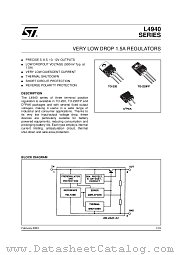 L4940V12 datasheet pdf ST Microelectronics