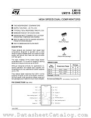 LM319D datasheet pdf ST Microelectronics
