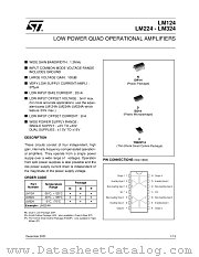 LM324PT datasheet pdf ST Microelectronics