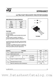 STPR2420CT datasheet pdf ST Microelectronics