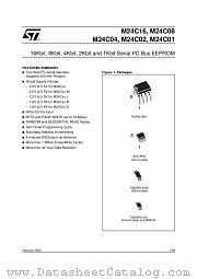 M24C16-S datasheet pdf ST Microelectronics