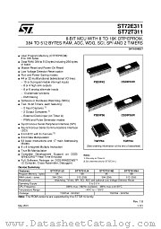 ST72T311J2T6S datasheet pdf ST Microelectronics