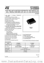 ST72P589BW5 datasheet pdf ST Microelectronics