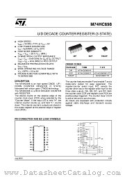 M74HC698M1R datasheet pdf ST Microelectronics