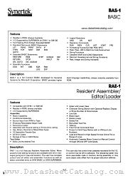 BAS-1 datasheet pdf Synertek