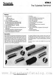 KTM-3 datasheet pdf Synertek