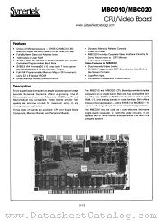 MBC010 datasheet pdf Synertek