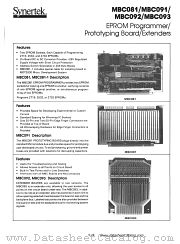 MBC092 datasheet pdf Synertek