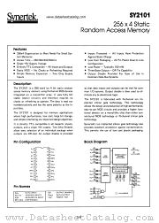 SY2101 datasheet pdf Synertek