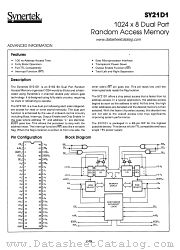 SY21D1 datasheet pdf Synertek