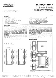 SY2364A datasheet pdf Synertek