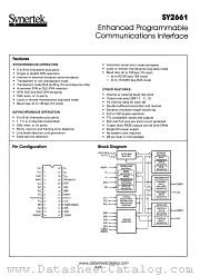 SY2661 datasheet pdf Synertek