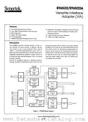 SY6522A datasheet pdf Synertek