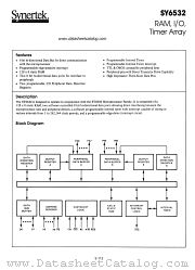 SY6532 datasheet pdf Synertek