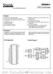 SY6545-1 datasheet pdf Synertek