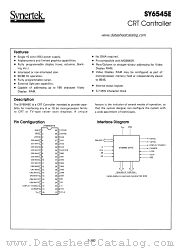 SY6545E datasheet pdf Synertek