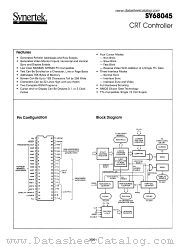 SY68045 datasheet pdf Synertek