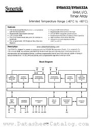 SYE6532 datasheet pdf Synertek