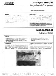 SYM-1/69 datasheet pdf Synertek