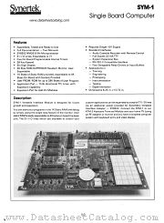 SYM-1 datasheet pdf Synertek