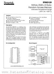 SYM2129 datasheet pdf Synertek