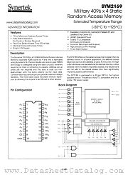 SYM2169 datasheet pdf Synertek