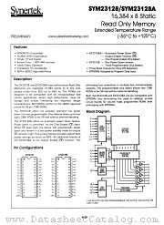 SYM23128A datasheet pdf Synertek