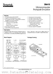 Z8613 datasheet pdf Synertek