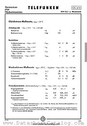 OC614 datasheet pdf TELEFUNKEN