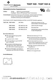 TCDT1101 datasheet pdf TELEFUNKEN