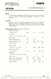 107NU70 datasheet pdf Tesla Elektronicke