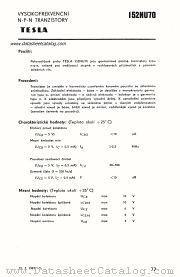 152NU70 datasheet pdf Tesla Elektronicke