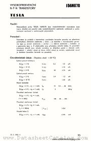 156NU70 datasheet pdf Tesla Elektronicke