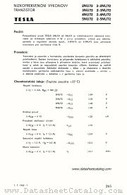 2-3NU72 datasheet pdf Tesla Elektronicke