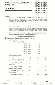 2-3NU73 datasheet pdf Tesla Elektronicke