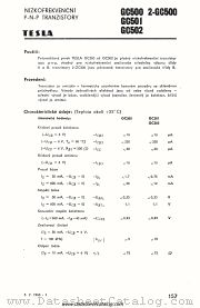 2-GC500 datasheet pdf Tesla Elektronicke