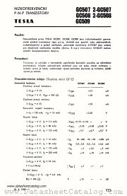 GC508 datasheet pdf Tesla Elektronicke