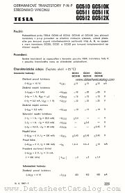 GC512K datasheet pdf Tesla Elektronicke