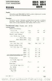 GC516 datasheet pdf Tesla Elektronicke