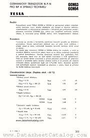 GCN53 datasheet pdf Tesla Elektronicke