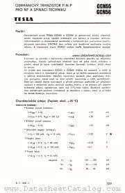 GCN56 datasheet pdf Tesla Elektronicke