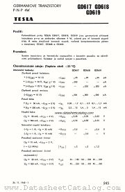 GD619 datasheet pdf Tesla Elektronicke