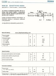 KAS22 datasheet pdf Tesla Elektronicke