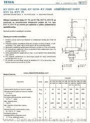 KY724R datasheet pdf Tesla Elektronicke