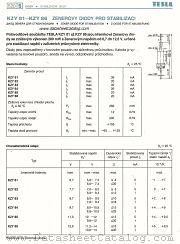 KZY83 datasheet pdf Tesla Elektronicke